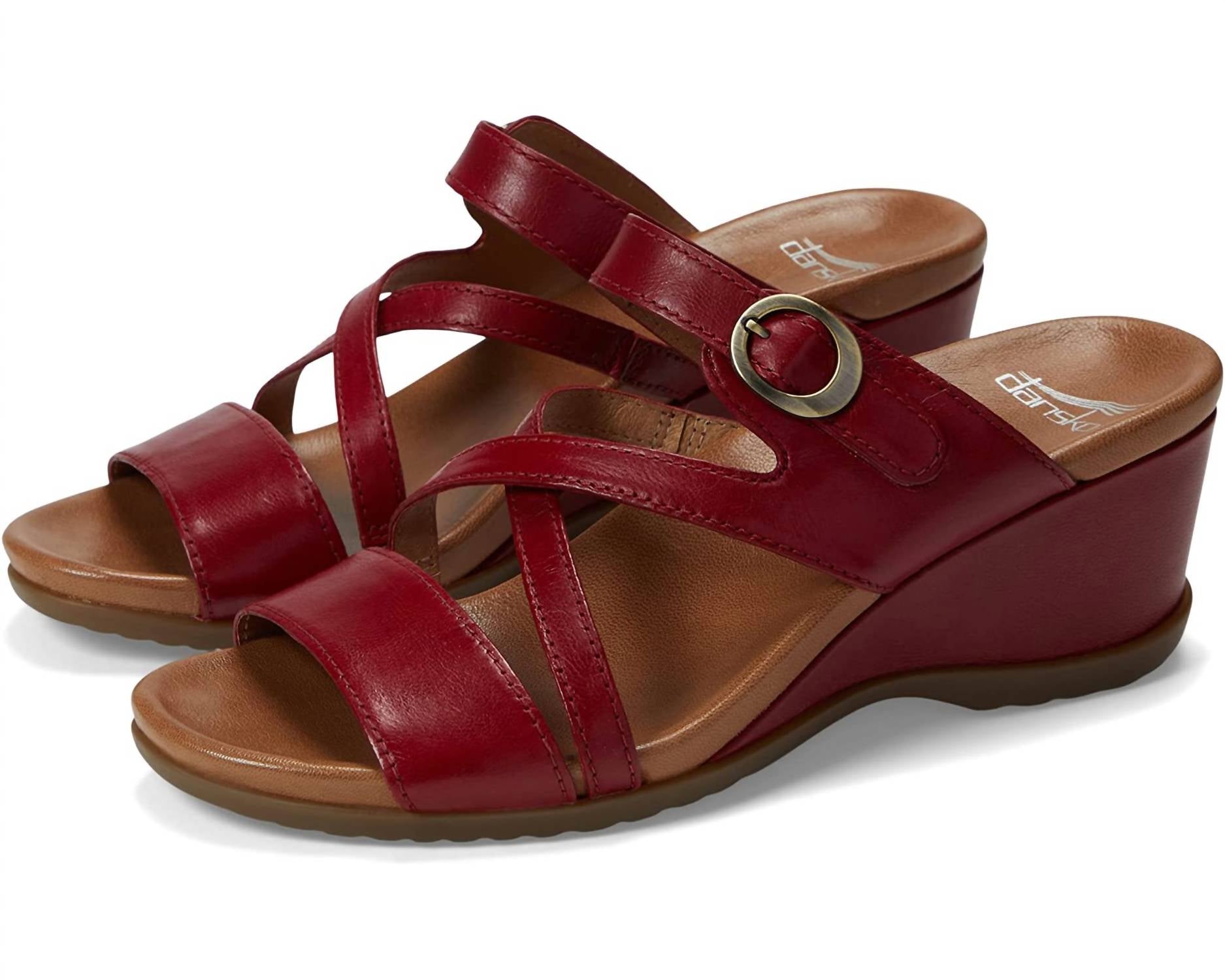 Dansko - Women's Ana Glazed Kid Leather Sandals