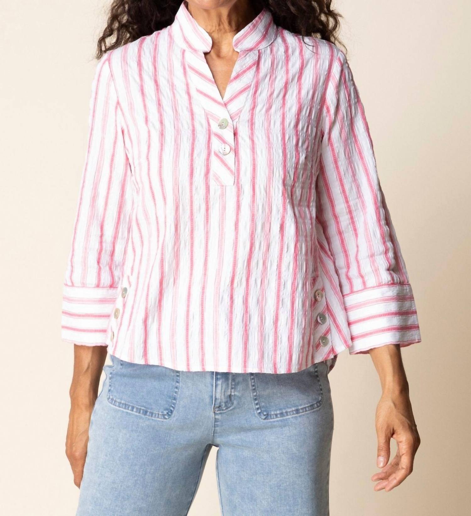 Habitat - Hampton Stripe Vineyard Shirt Top