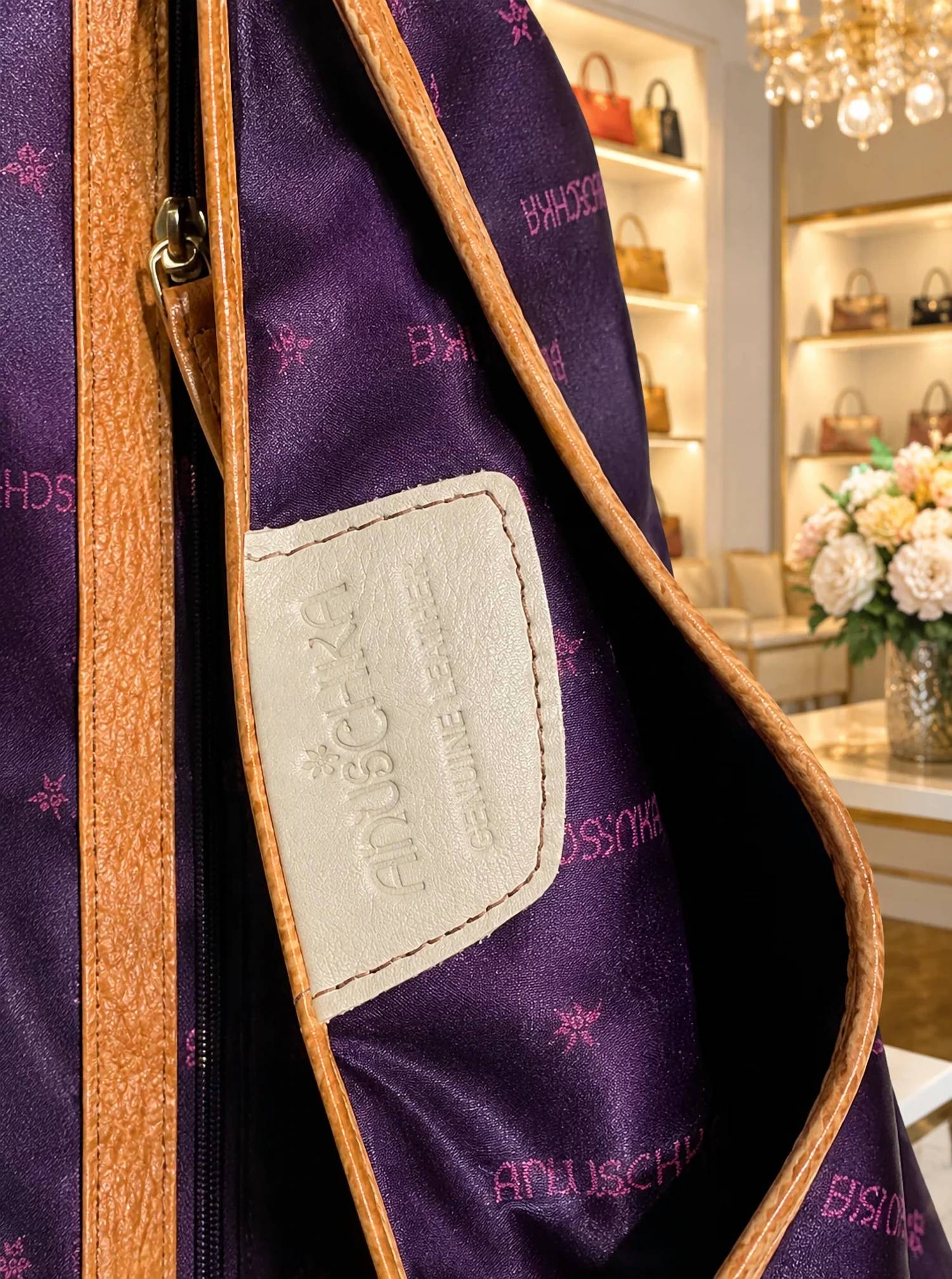 Anuschka - Women's Genuine Leather Hand Painted Satchel