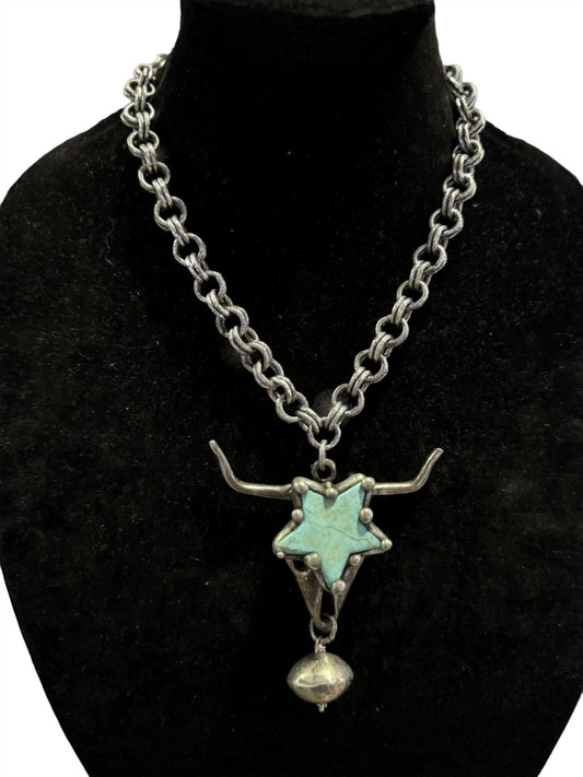 Art By Amy Labbe - Star Steerhead Necklace