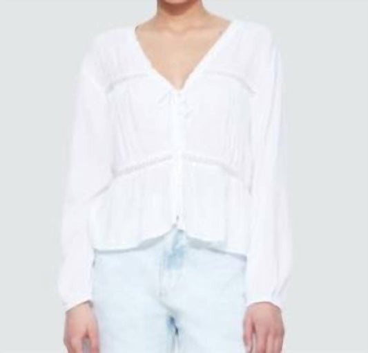 Dex - Lace Tied Blouse