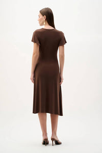 Joseph Ribkoff - Flutter Sleeve Midi Dress