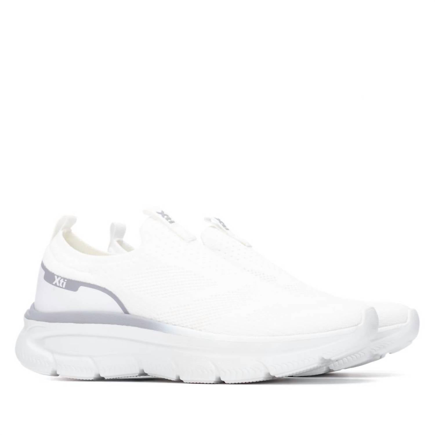 Xti Women's Textile Shoes in white - women's sneaker - alternate view
