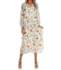 Entro - Handpicked Floral Midi Dress