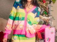 Queen Of Sparkles - Knit Christmas Tree Cardigan
