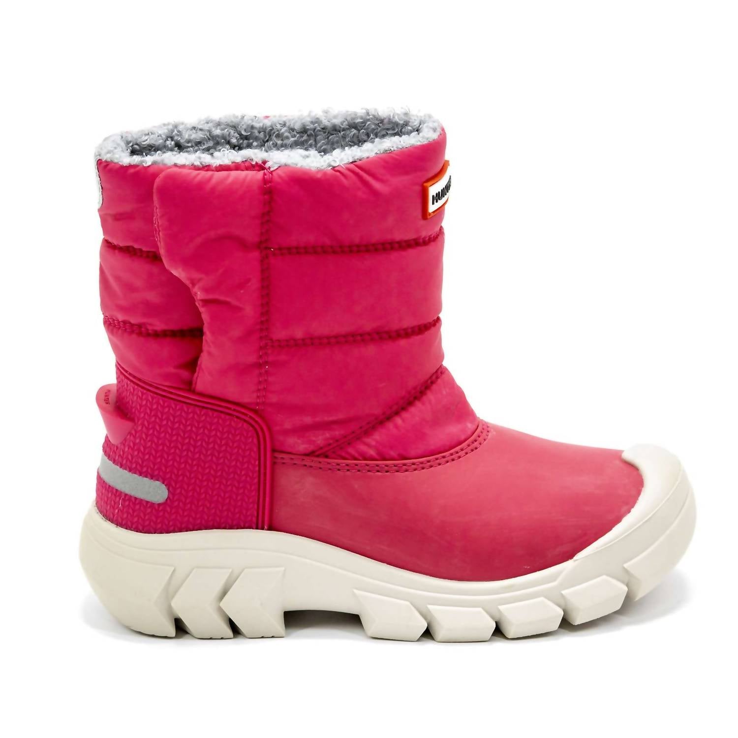 HUNTER Girls Snow Boots in bright pink - kids' shoe - alternate view