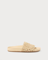 Loeffler Randall - Women's Henri Crochet Straw Sandal