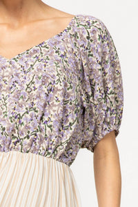 Entro - Multi-Print Surplice Dress