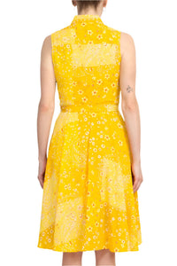 Nanette Lepore - Women's Multi Print A Line Crepe Dress