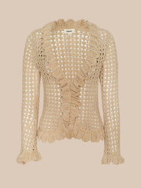 L'Agence - Solaris Crocheted Cardigan