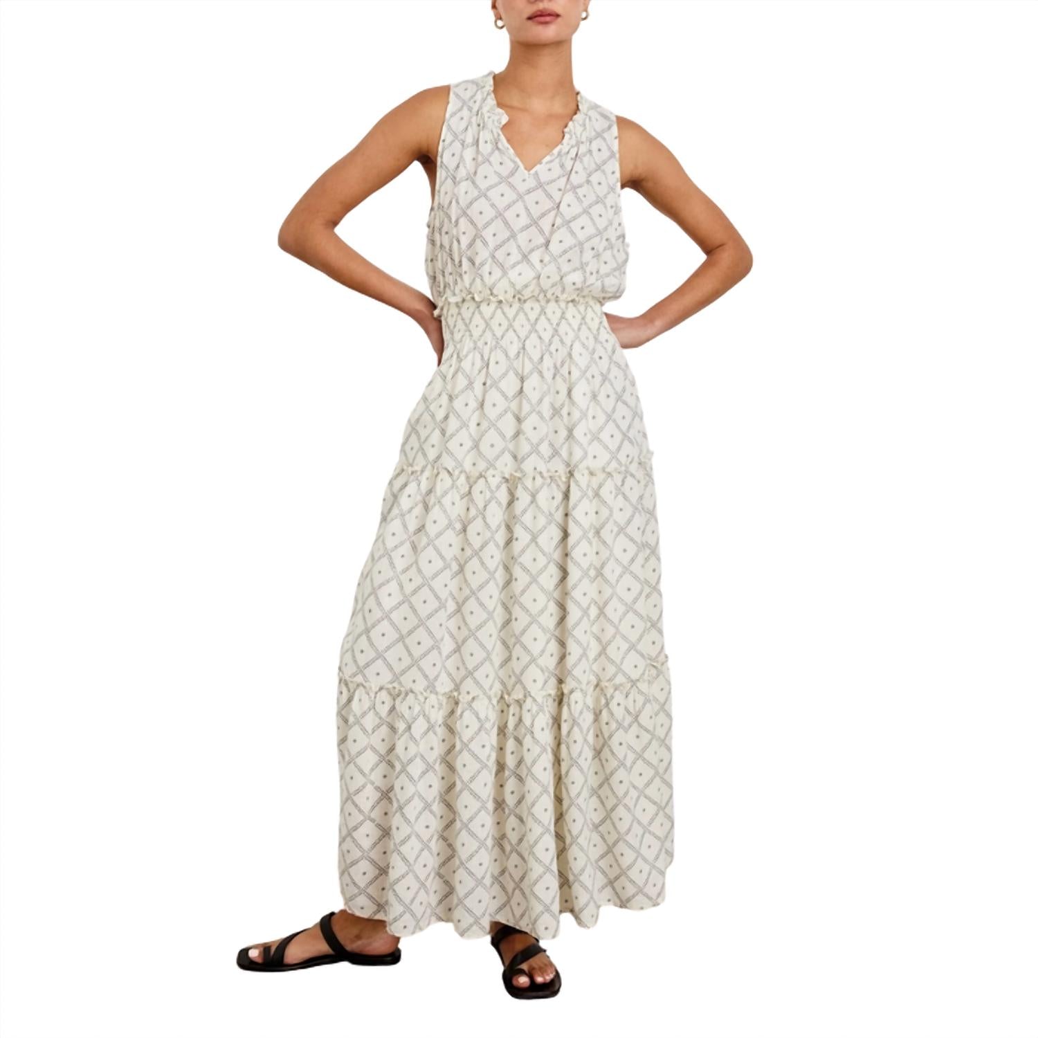 Rails Women's Loulou Dress in ivory zanzibar - women's dress