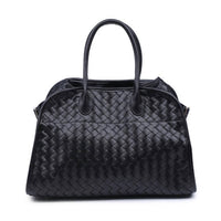 Urban Expressions - Women's Rhonda Woven Vegan Leather Tote Bag