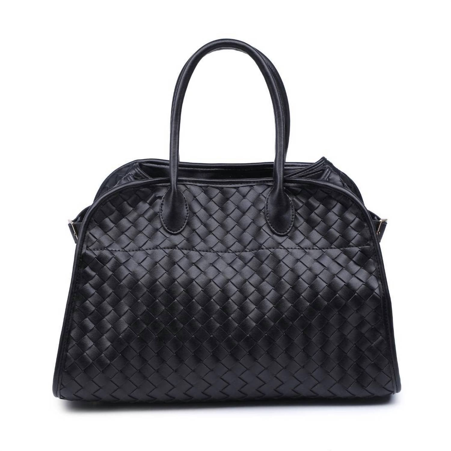 Urban Expressions - Women's Rhonda Woven Vegan Leather Tote Bag
