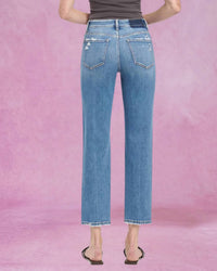 Vervet By Flying Monkey - High Rise Tapered Straight Jeans