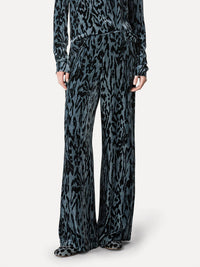 Forte Forte - Women's Moiree Print Velvet Pants