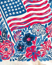 Comfort Colors - Floral Flag Tee