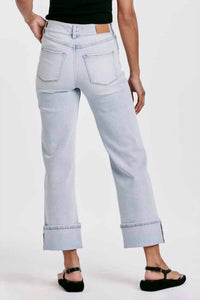 Dear John Denim - Holly Super High Rise Cuffed Straight Leg Jeans