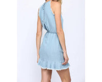 Fate - Isla Tencel Frayed Hem Dress
