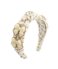 Bari Lynn - Girl's Knot Tweed Bow Headband