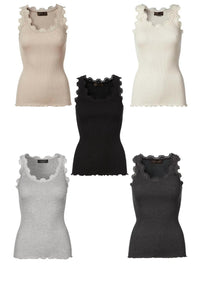 Rosemunde - Women's Top With Lace Trim