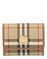 Burberry - Women's Lancaster Check Trifold Wallet