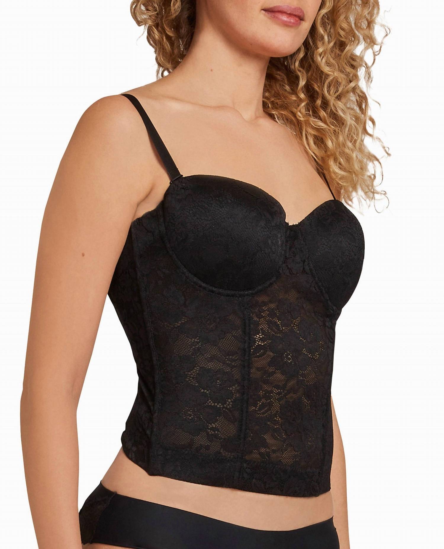 Nicole Miller - Lace Power Mesh Bustier