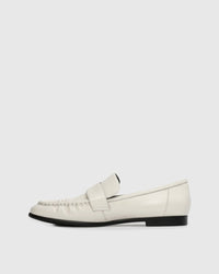 Black Suede Studio - Women's Arrow Leather Loafer