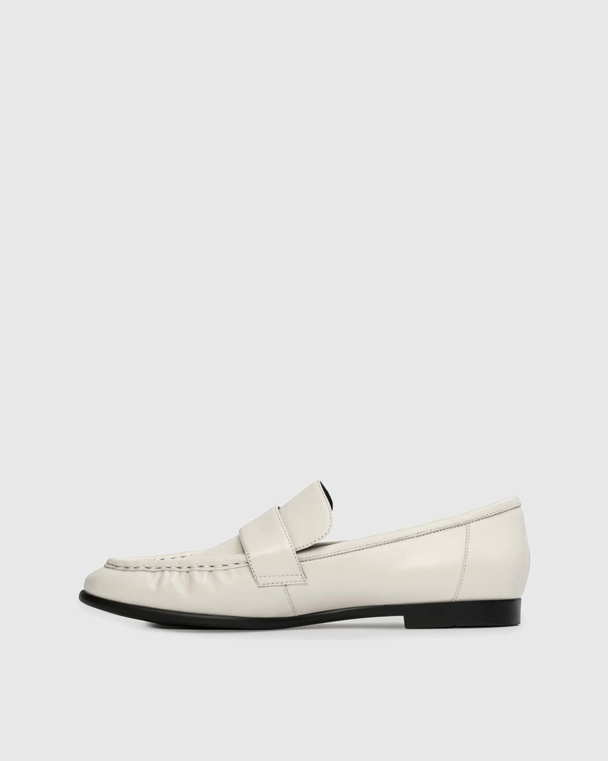 Black Suede Studio - Women's Arrow Leather Loafer