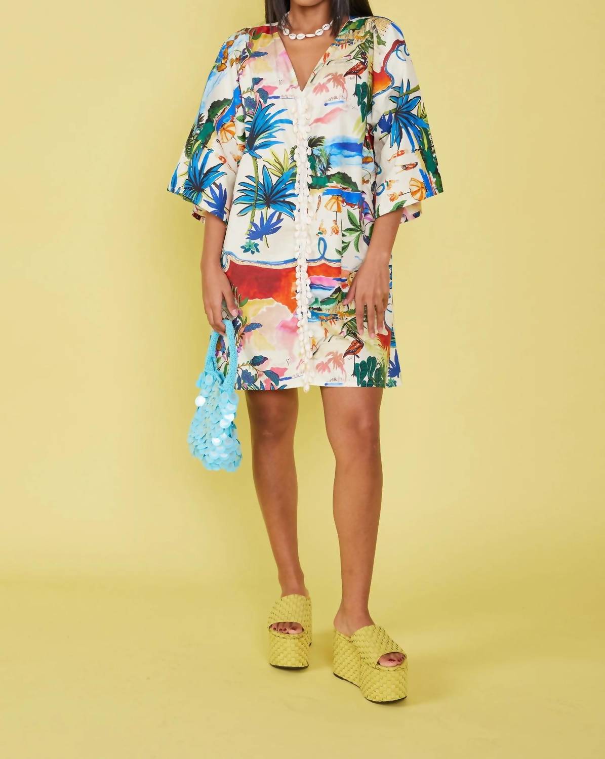 Tela Luxury Mercantile - Short Kaftan Dress