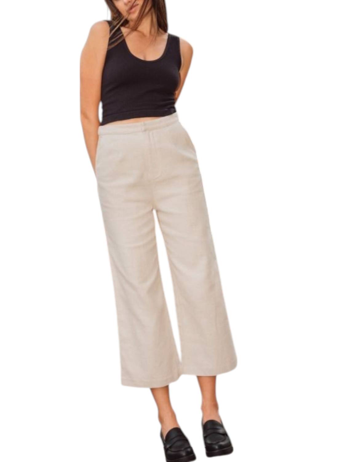 Mod Ref - Reagan Wide Straight Leg Pants