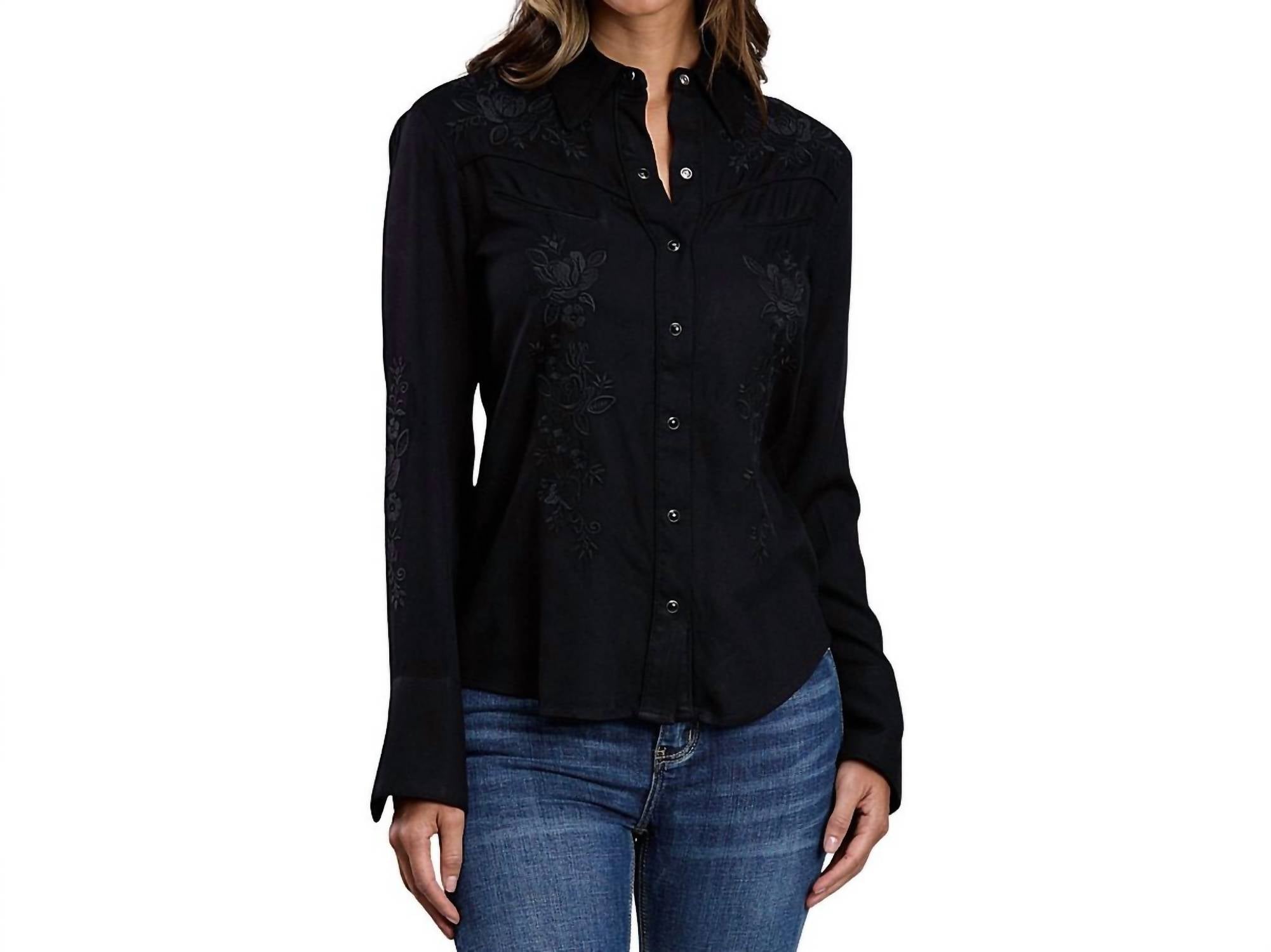 Stetson - Embroidered Western Shirt
