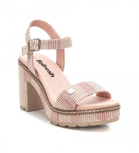 Xti - WOMEN'S HEELED PLATFORM SANDALS