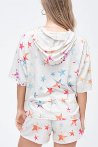Tie Dye Stars Hoodie