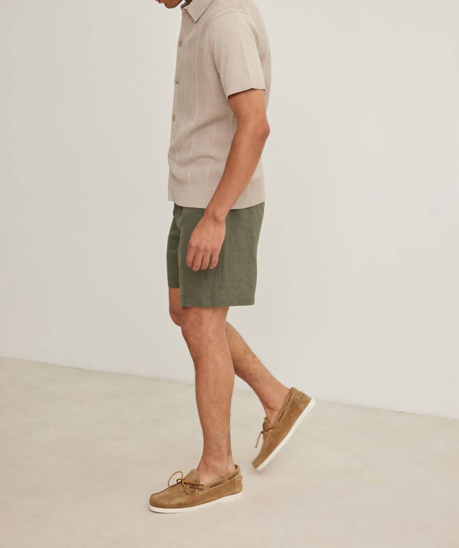 Velvet By Graham & Spencer - Eamon Linen Shorts