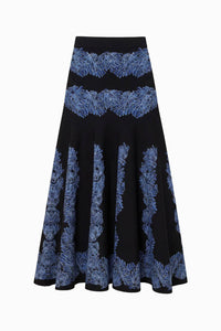 Ulla Johnson - Alessia Knit Jacquard Midi Skirt