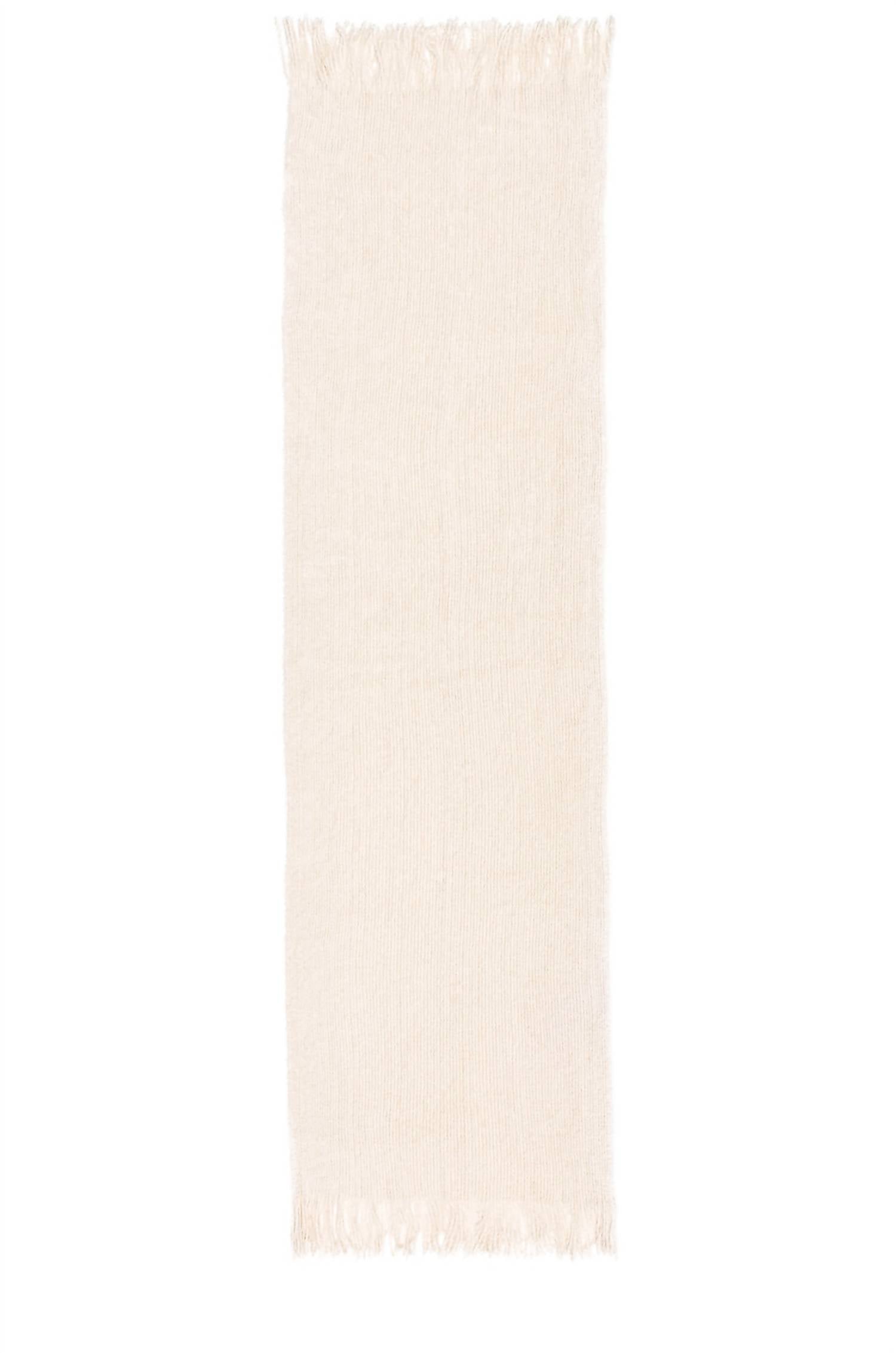 Free People Whisper Fringe Blanket Scarf in ivory - women's scarf