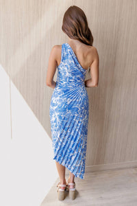 DRESS FORUM Shelly Maxi Dress in blue white - women's dress - view 6