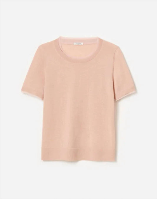 Lafayette 148 - Women's Fine Gauge Cashmere & Silk Chiffon Trim Sweater