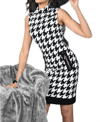 Frank Lyman - Houndstooth Print Mini Dress