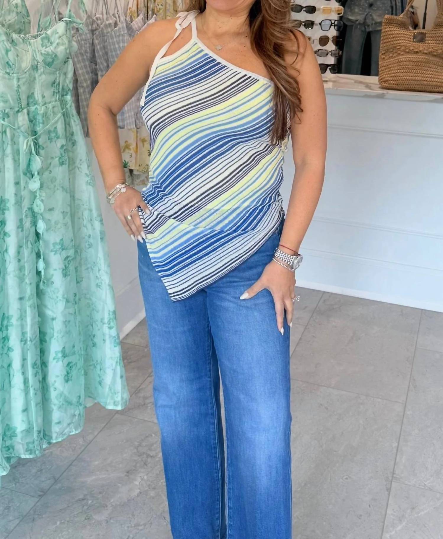 Line And Dot - Kit Striped Knit Top