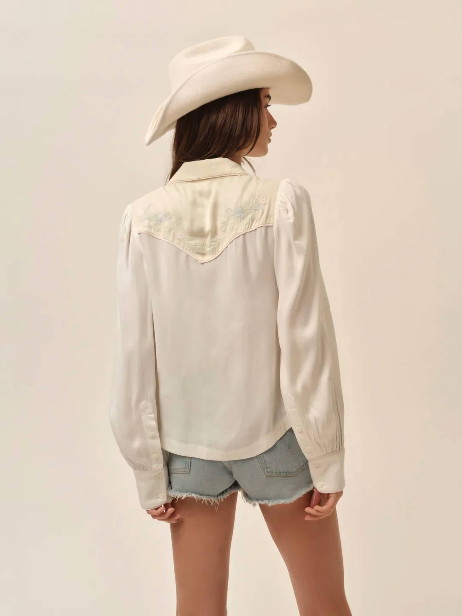 For Love & Lemons - Debbie Button Up Top