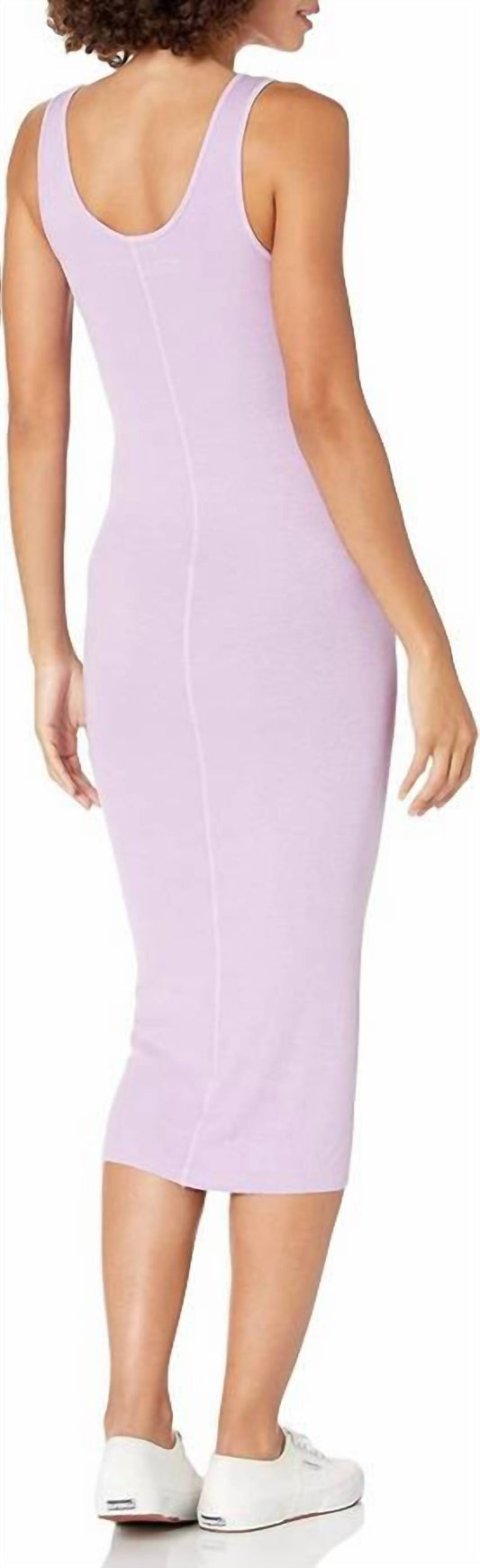 Enza Costa - SILK RIB TANK MIDI DRESS