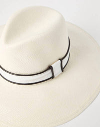 Brunello Cucinelli - Women's Panama Hat With Gros Grain Ribbon