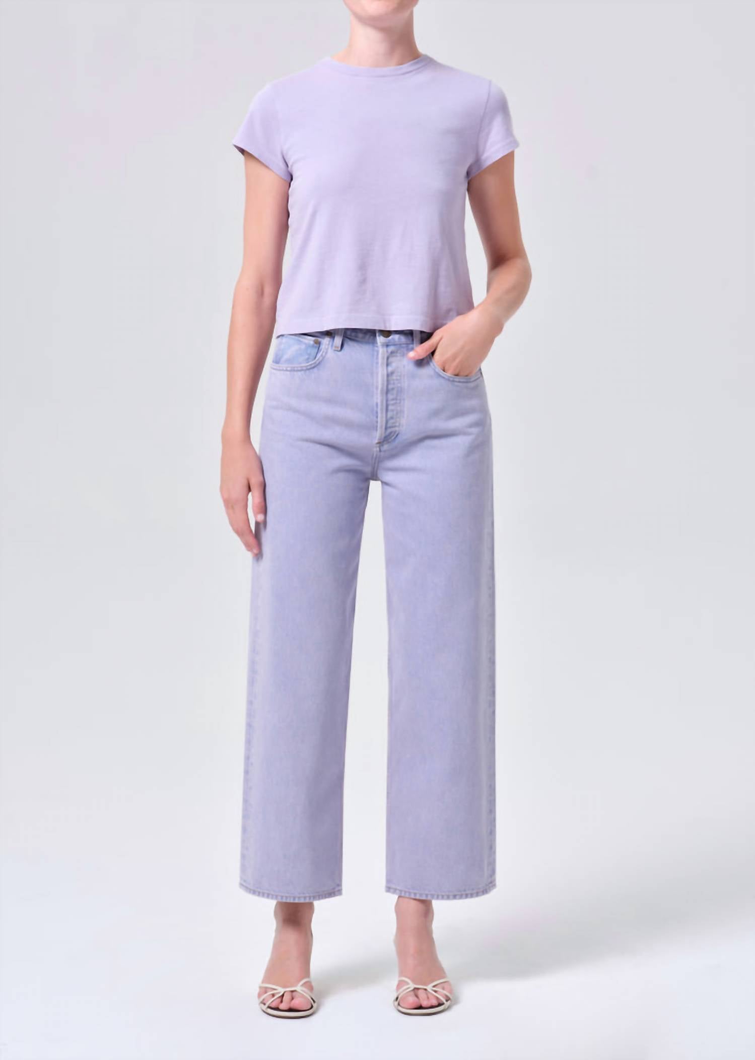 Agolde - Ren High Rise Wide Leg Jeans