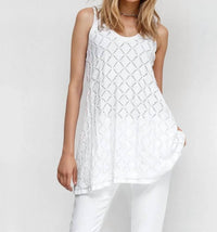 Beate Heymann - Milky Crochet Tunic