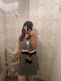 Thml - Sleeveless Colorblocked Cardigan