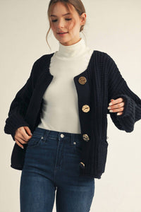 Jodifl - Button Sweater Cardigan