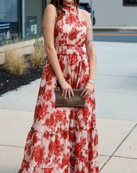 Fate - Halter Bow Tie Maxi Dress