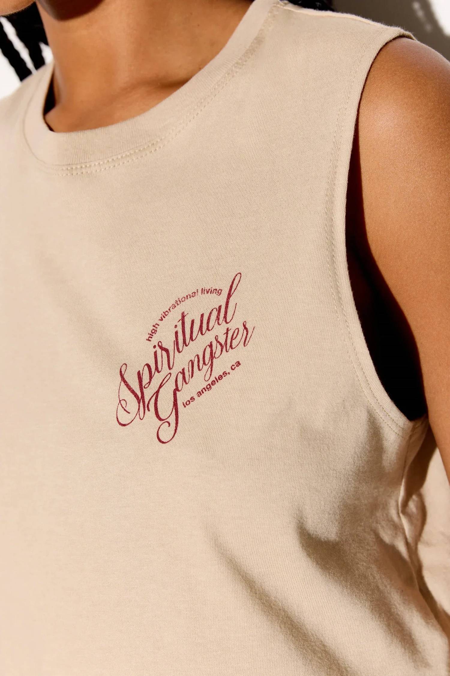 Spiritual Gangster - Living Spirit Crop Tank Top