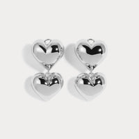 Lili Claspe - Women's Bubble Small Heart Earrings